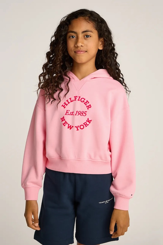 

Детская толстовка Tommy Hilfiger, розовый