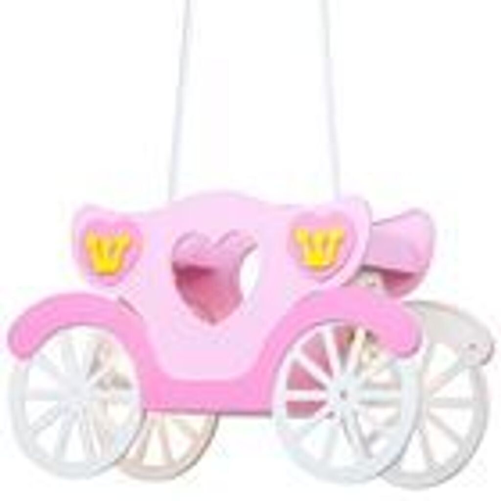 

Светодиодный подвесной светильник в виде кареты принцессы для девочек etc-shop, розовый