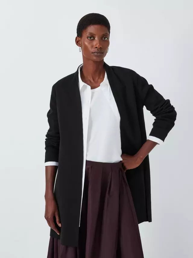 

Кардиган John Lewis Edge Longline, черный