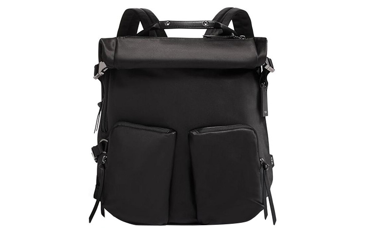 

Полиэстеровый рюкзак обычный мужской черный TUMI