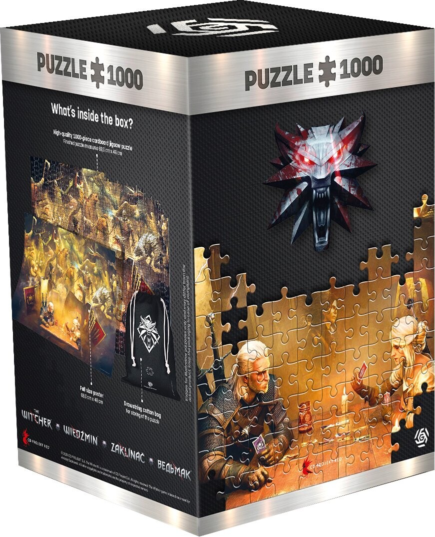 

Good Loot, пазл, The Witcher: Playing Gwent, 1000 шт.