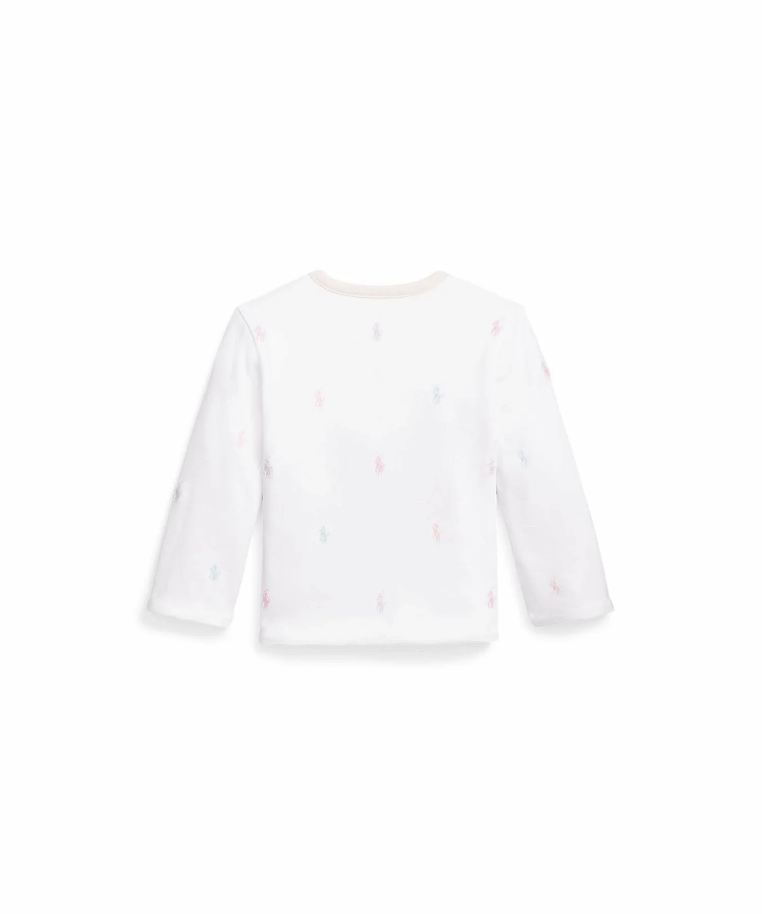 Двусторонняя хлопковая куртка Baby Polo Pony Polo Ralph Lauren, 650 Pink — фото 2