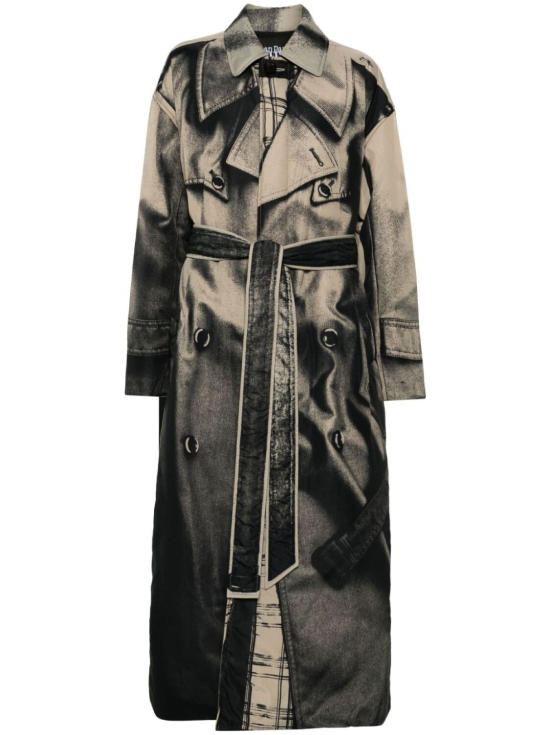 

Jean Paul Gaultier пуховик с эффектом тромплей, нейтральный цвет