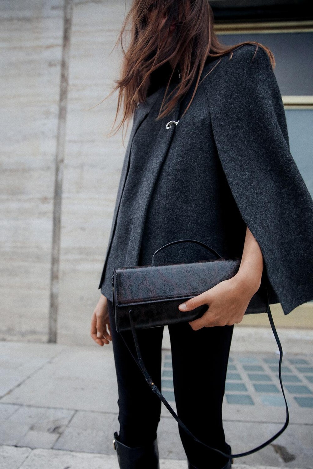 

Клатч с деталями ZARA, цвет leopard