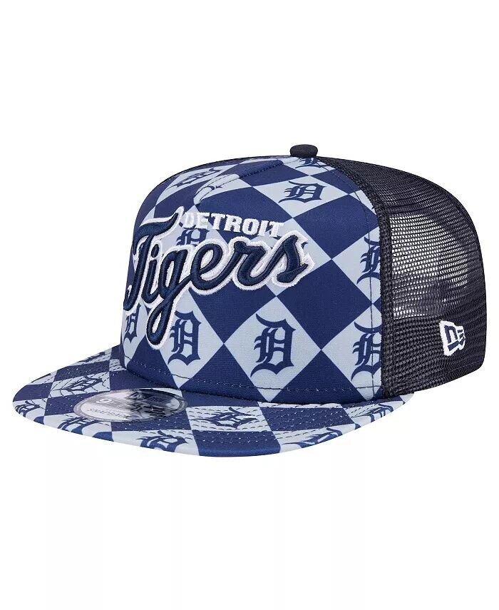 

Мужская темно-синяя кепка Snapback Detroit Tigers Seeing Diamonds с А-образной рамкой Trucker 9FIFTY New Era, синий