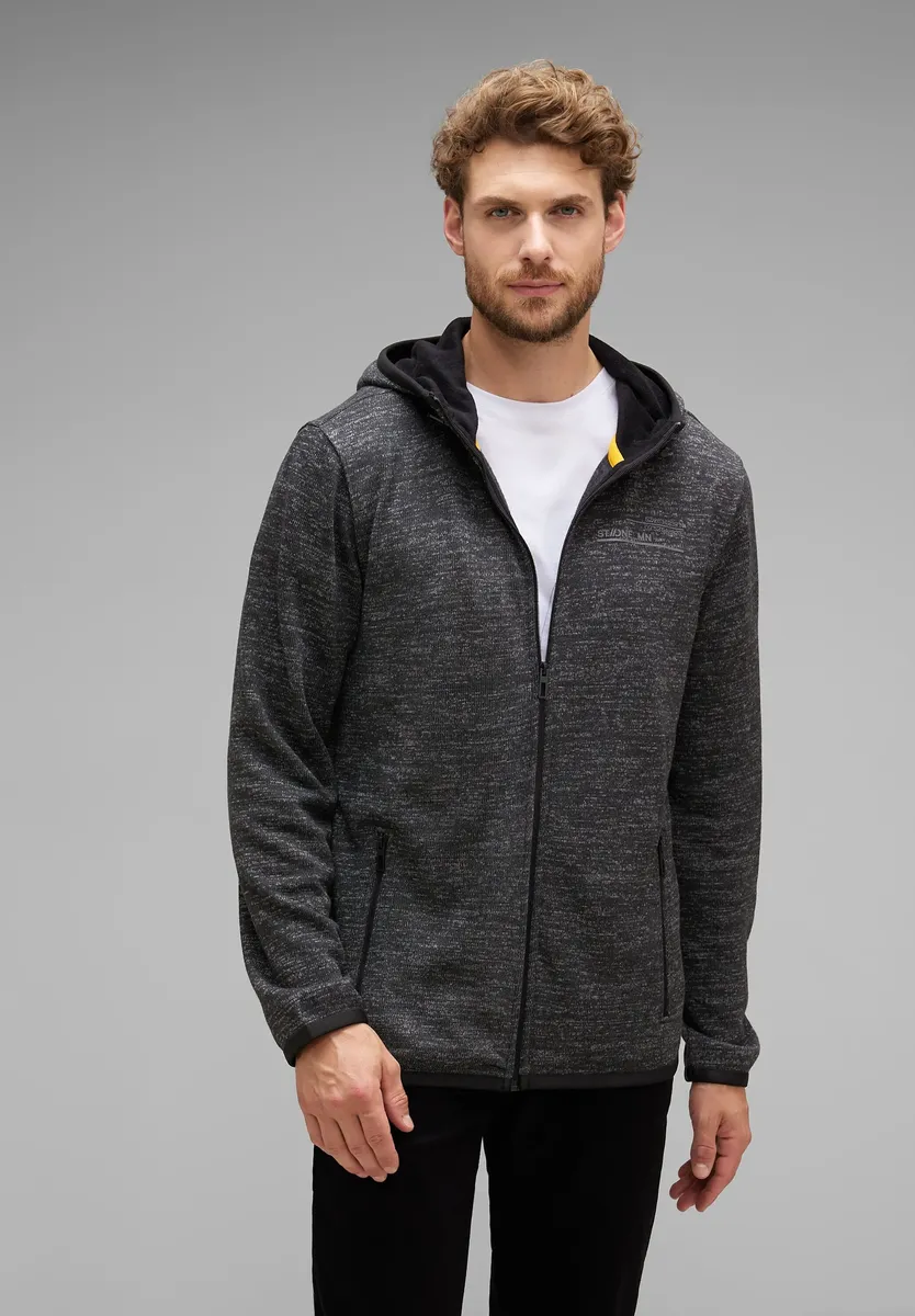 

STREET ONE МУЖСКАЯ толстовка, на молнии Street One Men, серый