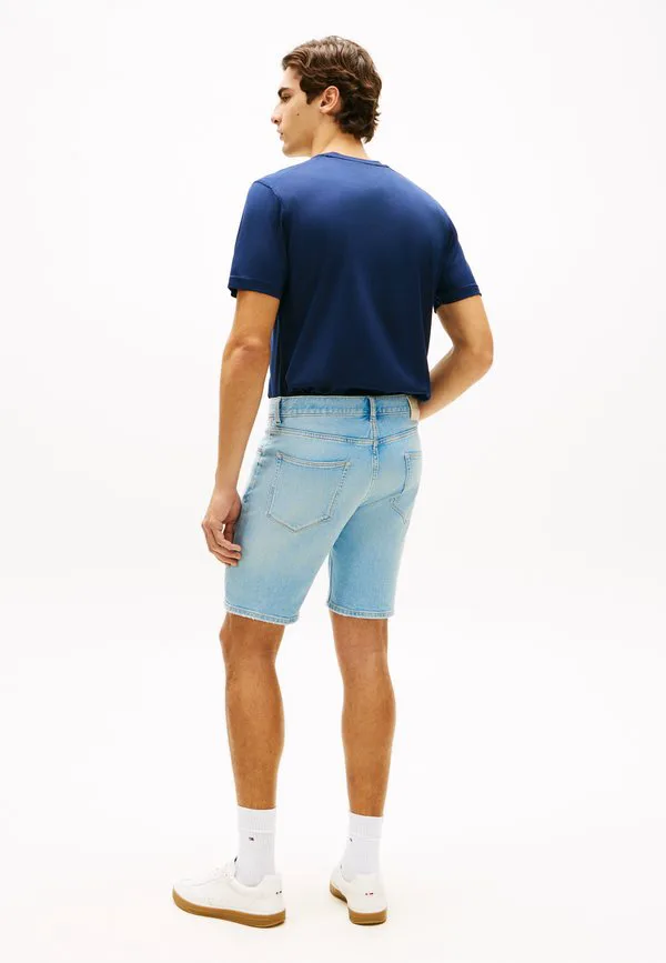 Выцветшие джинсовые шорты прямого кроя denton Tommy Hilfiger, Heron Blue — фото 3