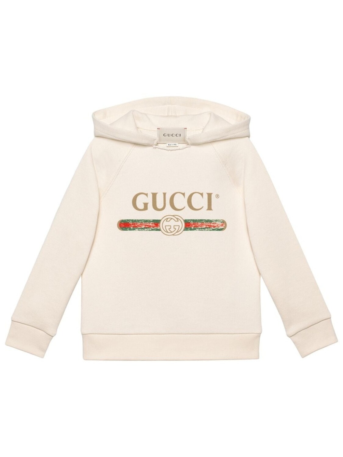 

Gucci Kids толстовка с логотипом, нейтральный цвет