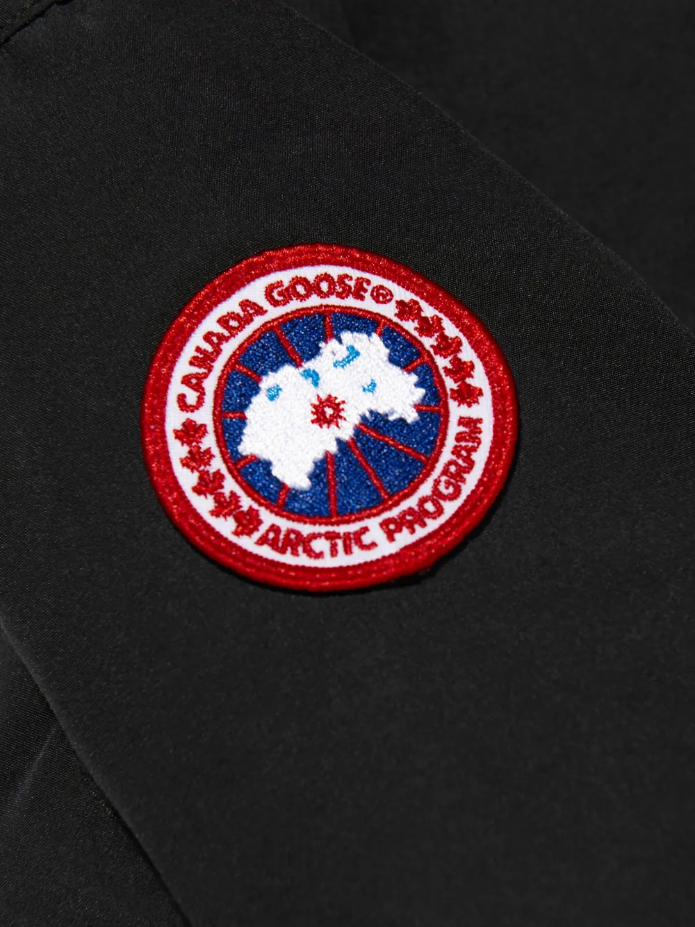 Дутый комбинезон с логотипом Canada Goose Kids, черный — фото 4