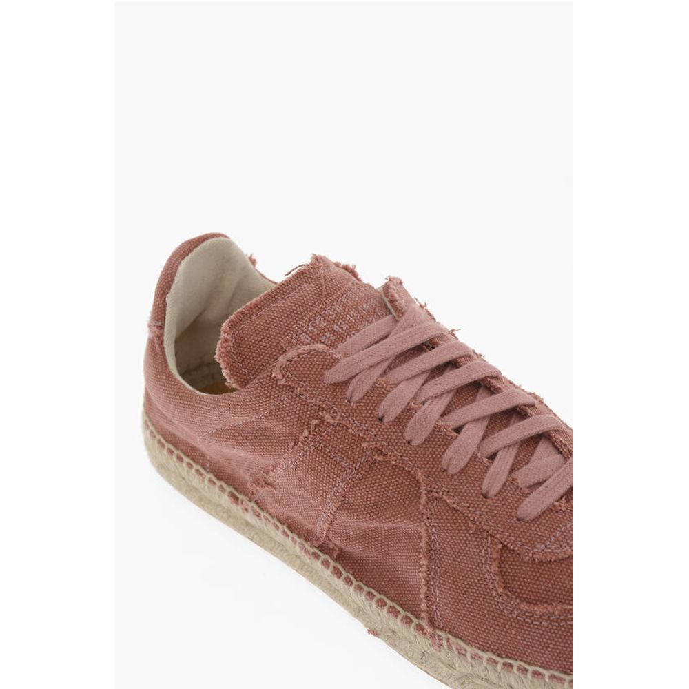 Низкие кеды из парусины MM22 с джутовой отделкой Maison Margiela, Multicolor — фото 4