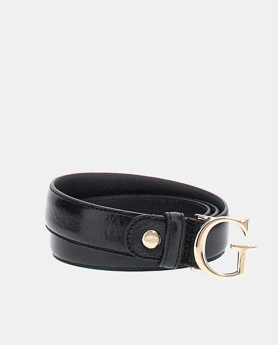 

Регулируемый женский ремень с пряжкой G Guess, черный