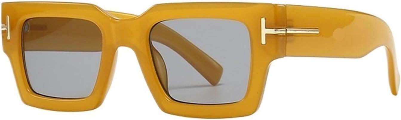 

Роскошные солнцезащитные очки для женщин и мужчин, модные квадратные дизайнерские ретро-очки, трендовые очки с заклепками, защита от ультрафиолета UV400 1085 QOGANS, C6