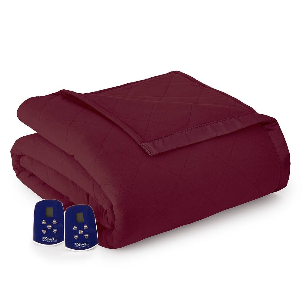 

Одеяло с электрическим подогревом Micro Flannel, цвет Wine