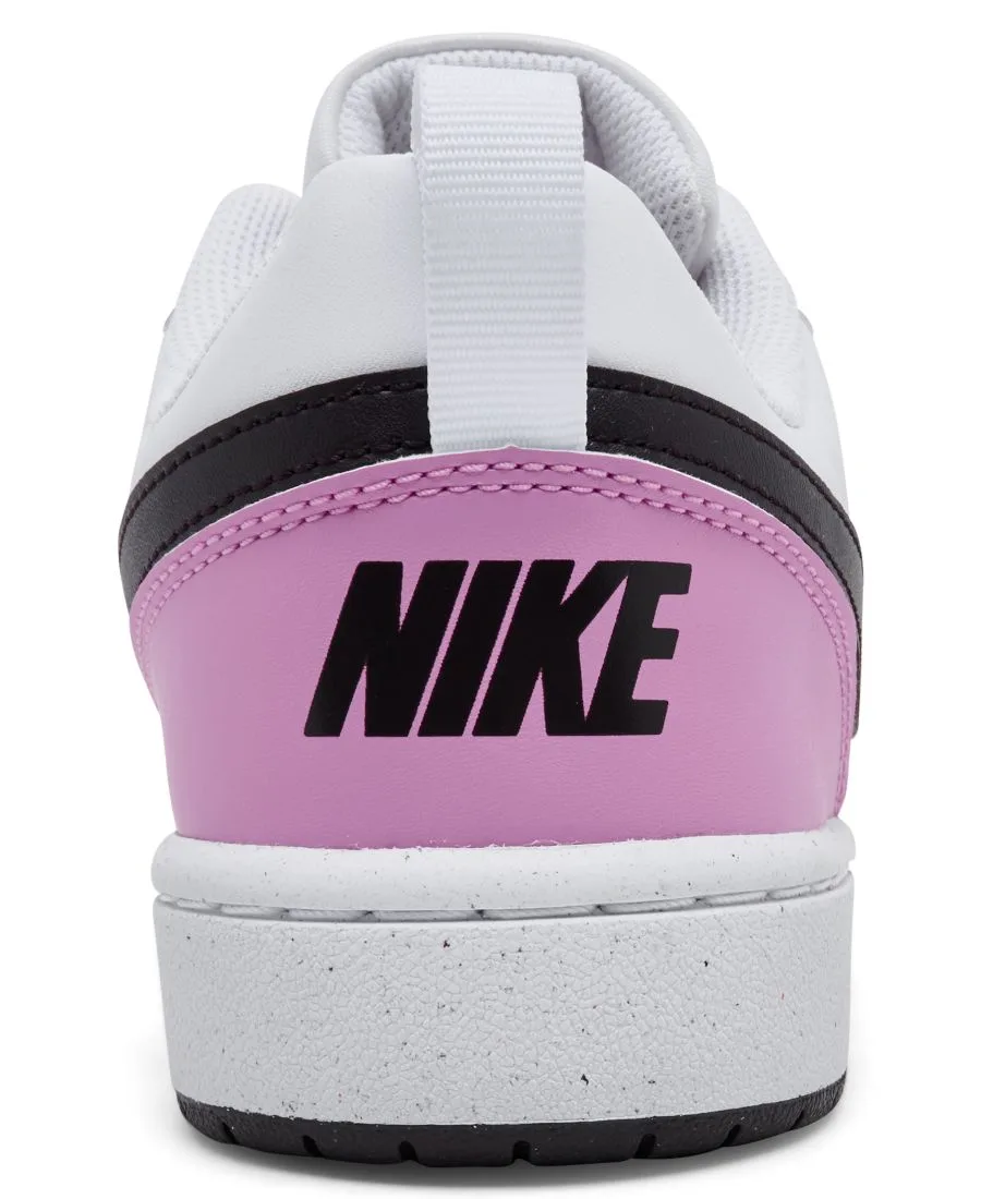 Детские повседневные кроссовки Big Kids Court Borough Low Recraft от Finish Line Nike, белый — фото 4