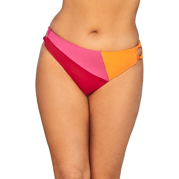 

Женские бикини-трусы plus size romancer colorblock Swimsuits For All, Pink Orange, Оранжевый, Женские бикини-трусы plus size romancer colorblock Swimsuits For All, Pink Orange