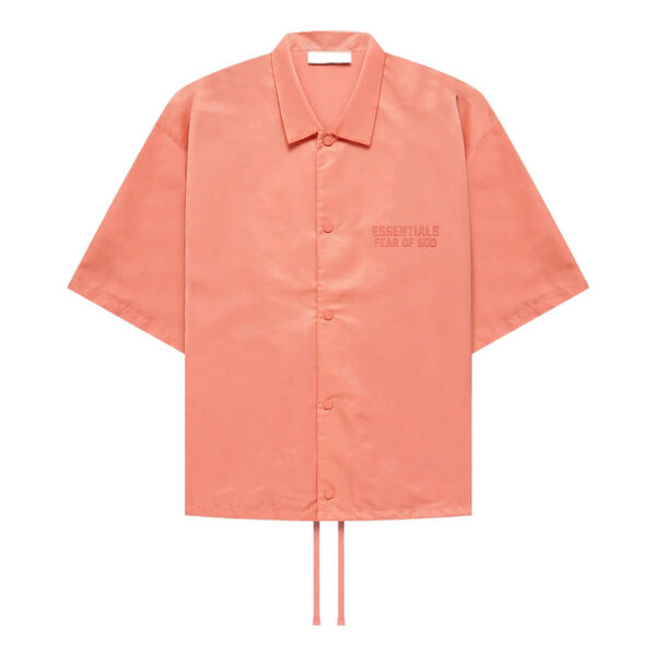 

Рубашка fw22 nylon shirt 'coral' Fear Of God Essentials, оранжевый