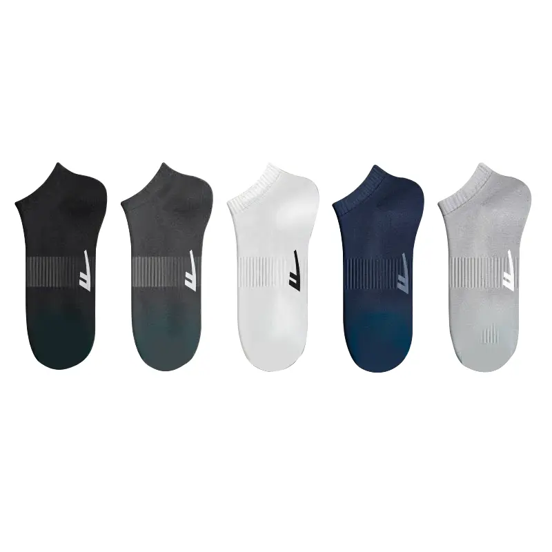 

Мужские однотонные дышащие носки до щиколотки All Season Spring Fall, 5 пар WARRIOR, huili classic ankle socks 5 pack