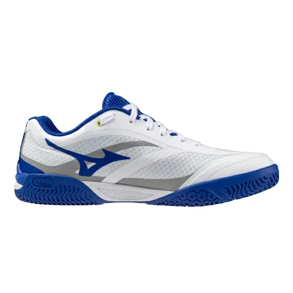 Кроссовки для настольного тенниса «Wave Medal 8 Wide» от Mizuno, 06 White X Blue X Yellow — фото 3