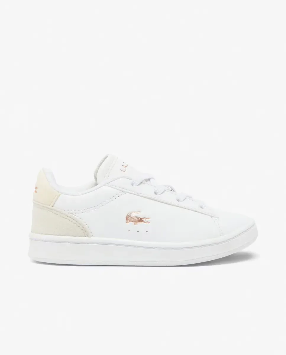 Унисекс спортивные кроссовки Carnaby Set для младенцев Lacoste, белый / зеленый