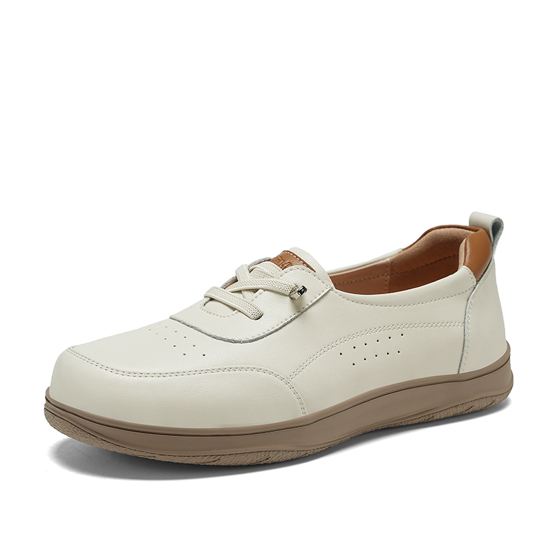 ZULIZ Женские повседневные туфли-лодочки бежевые, цвет Beige (Women's 25186017K) — фото 3