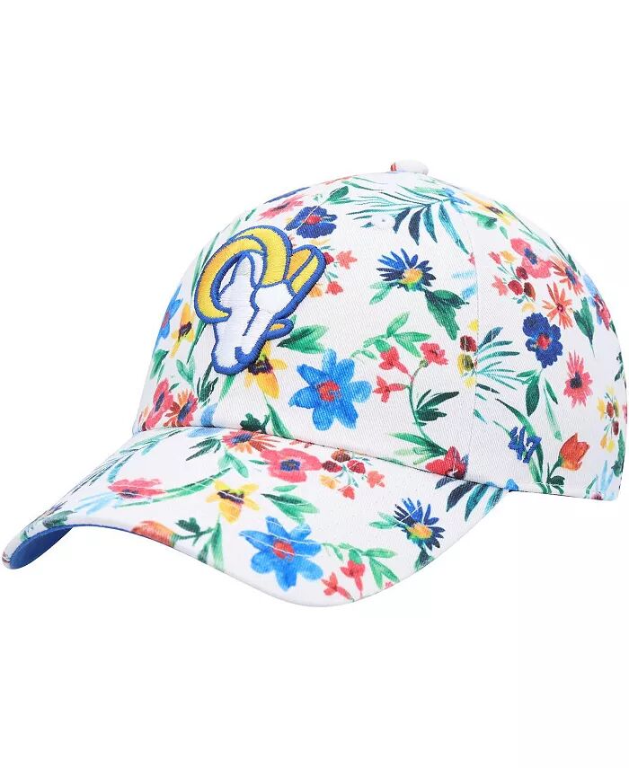 

Женская белая шапка Los Angeles Rams Highgrove Clean Up Adjustable '47 Brand
