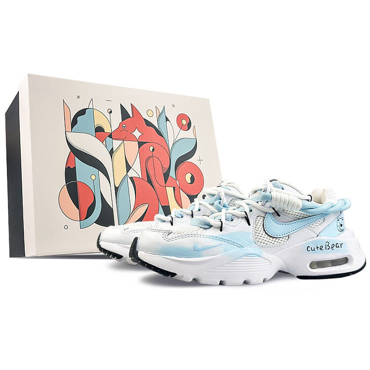

Кроссовки Air Max Fusion женские с низким верхом светло-голубые Nike