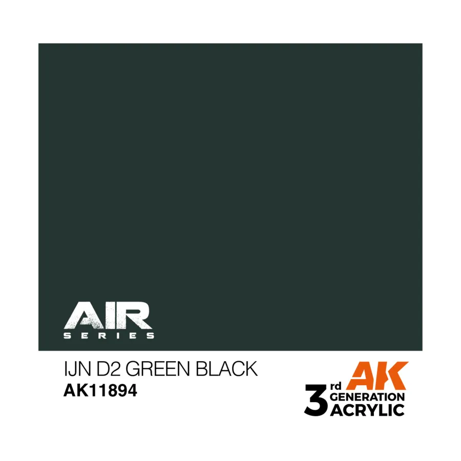 

IJN D2 Зеленый Черный, 3rd Gen Acrylic - Air