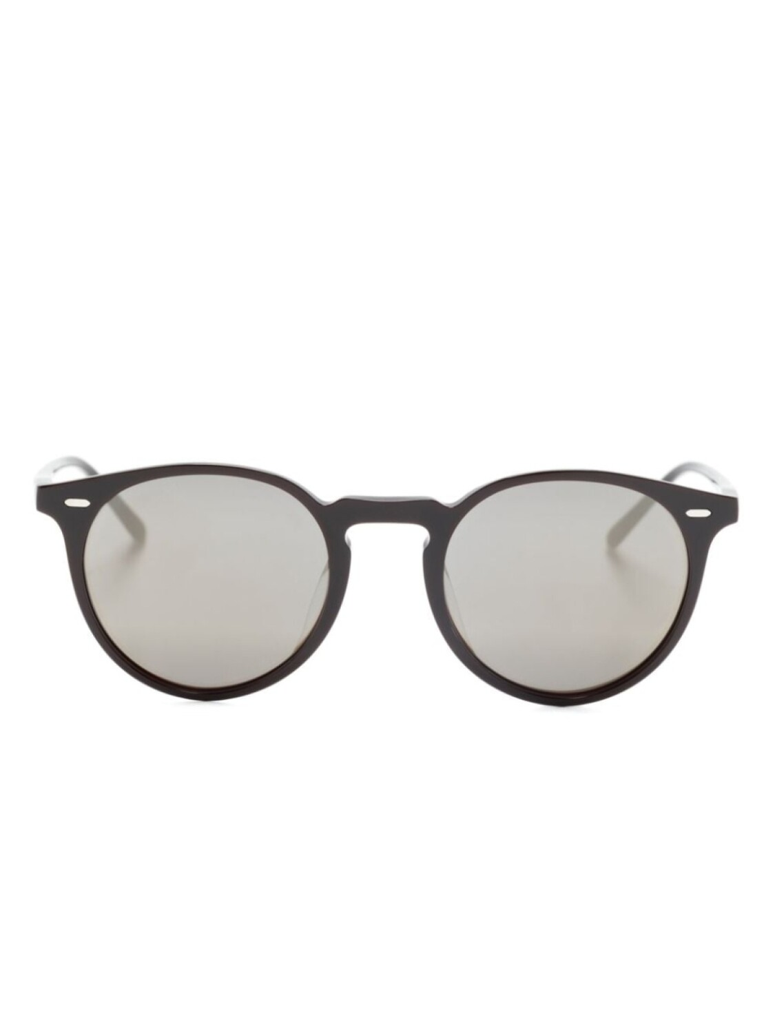 

Oliver Peoples солнцезащитные очки N.02 Sun в круглой оправе, коричневый