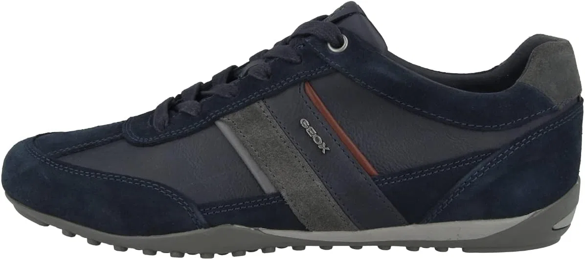 Мужские кроссовки Geox U Wells C, Navy Dk Burgundy