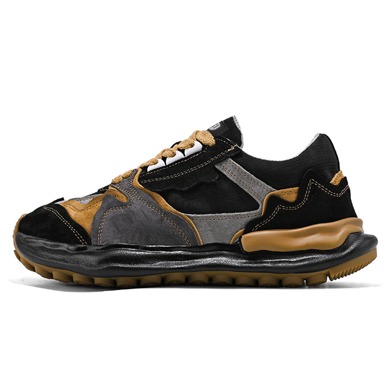 

Кроссовки HACKBUTEER Lifestyle Shoes Unisex Low-top, черный/коричневый