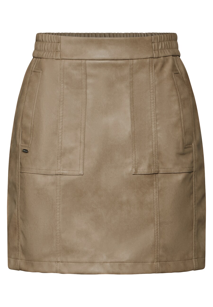

Кожаная юбка STREET ONE, Beige