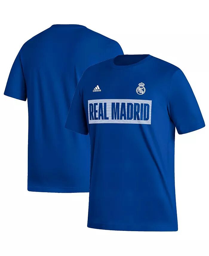 

Мужская синяя футболка Real Madrid Culture Bar adidas