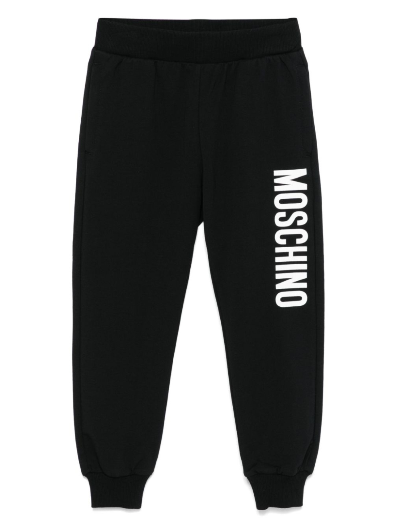 

Moschino Kids спортивные брюки с логотипом, черный