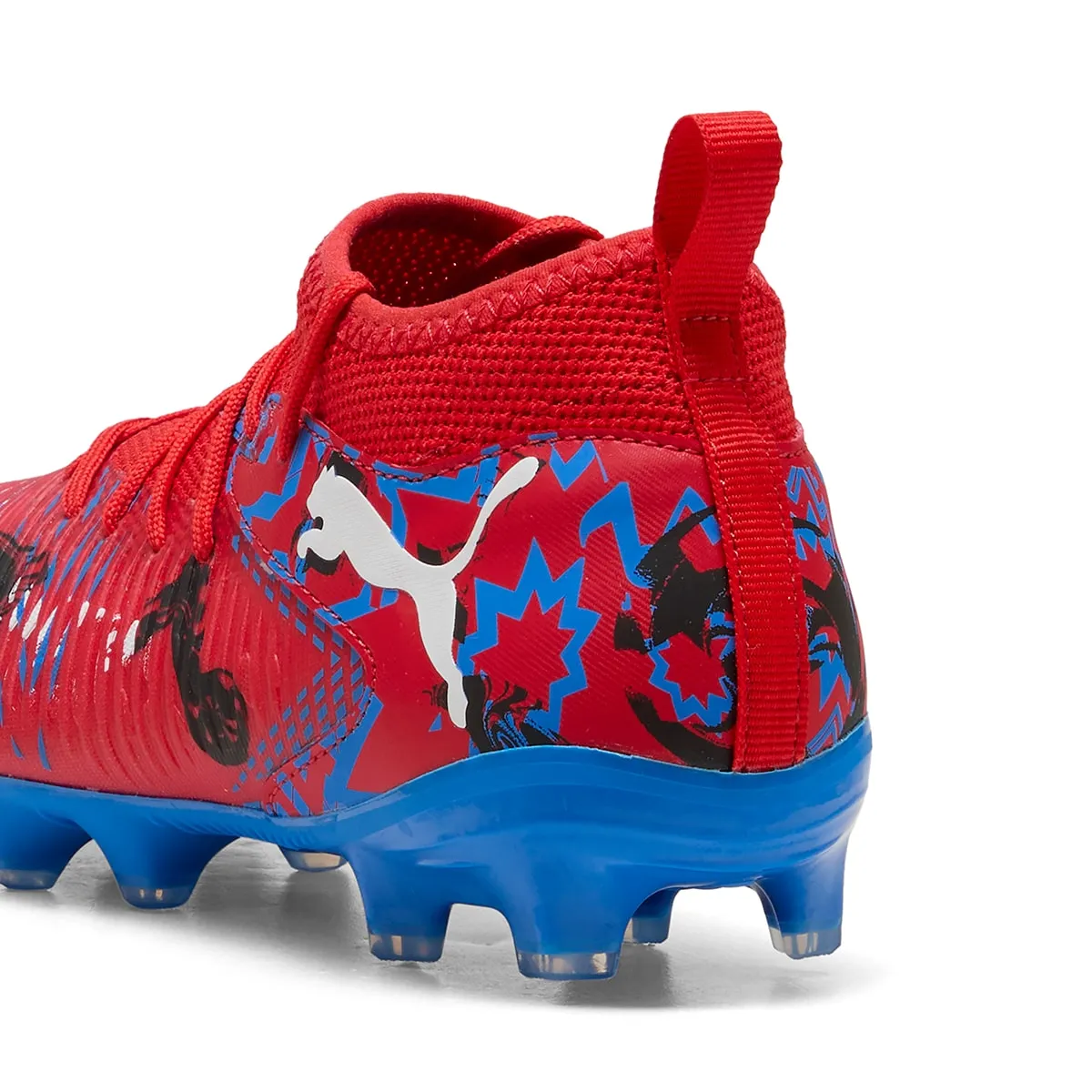 Бутсы унисекс FUTURE 8 MATCH PLAYMAKERS FG/AG Jr Puma, красный — фото 3