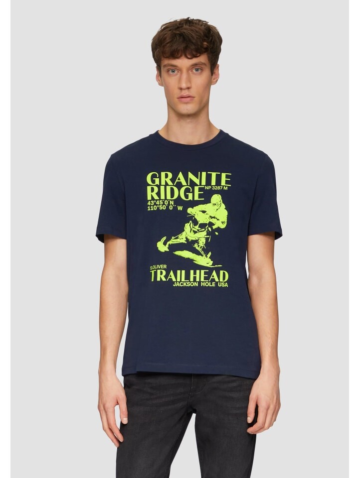 

Футболка s.Oliver T-Shirt kurzarm, синий
