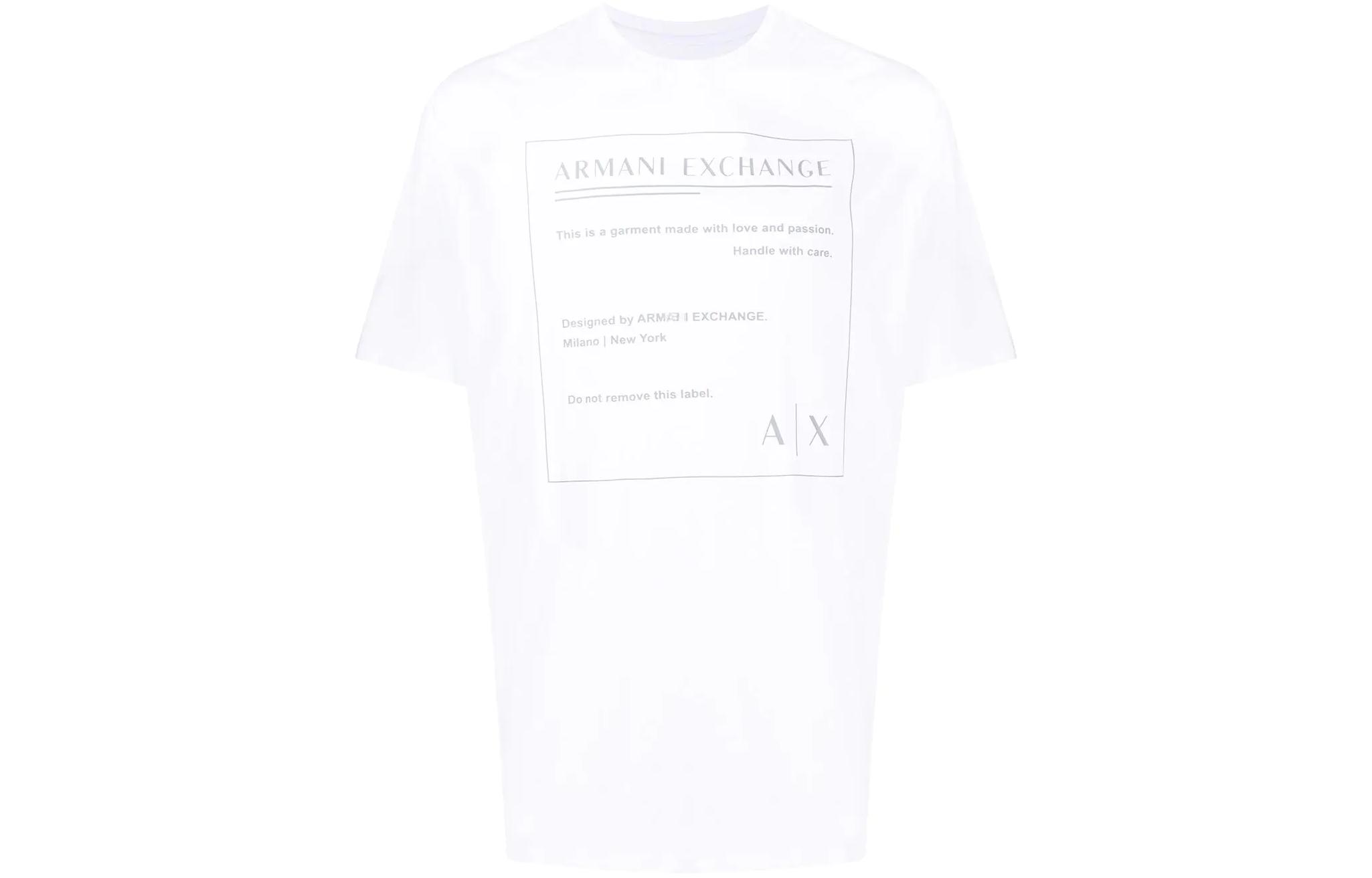 

Футболка мужская белая Armani Exchange, белый