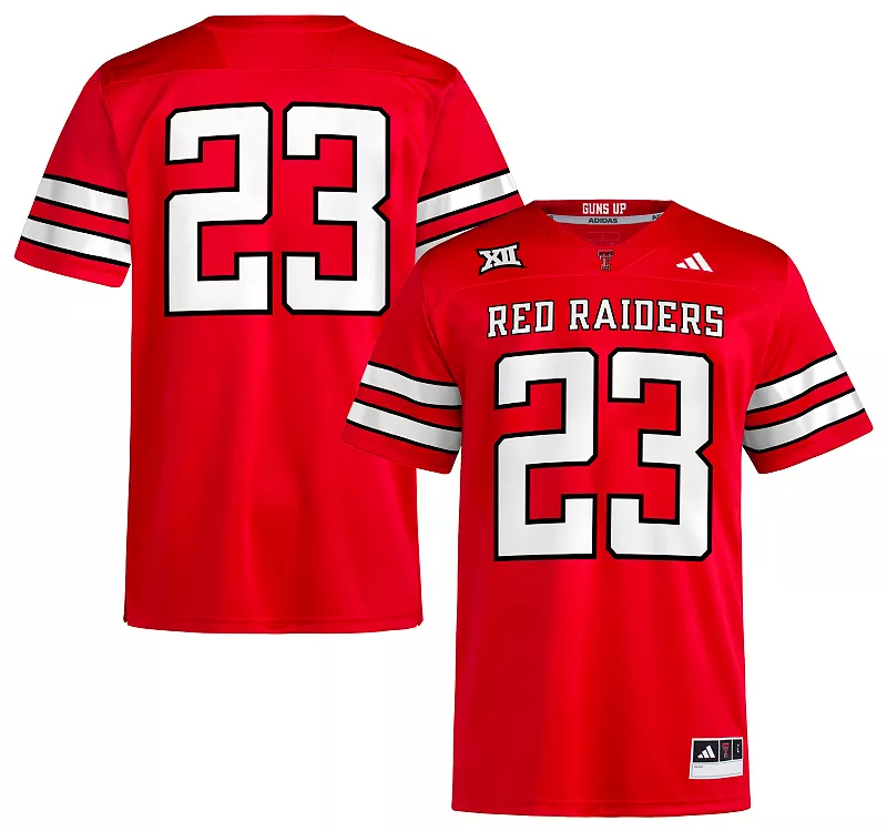

Мужская футбольная майка Adidas Texas Tech Red Raiders Red Premium Replica