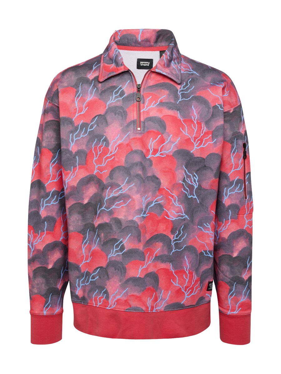 

Толстовка Levi's Skateboarding Skate New Quarter Zip, цвет Pastel red