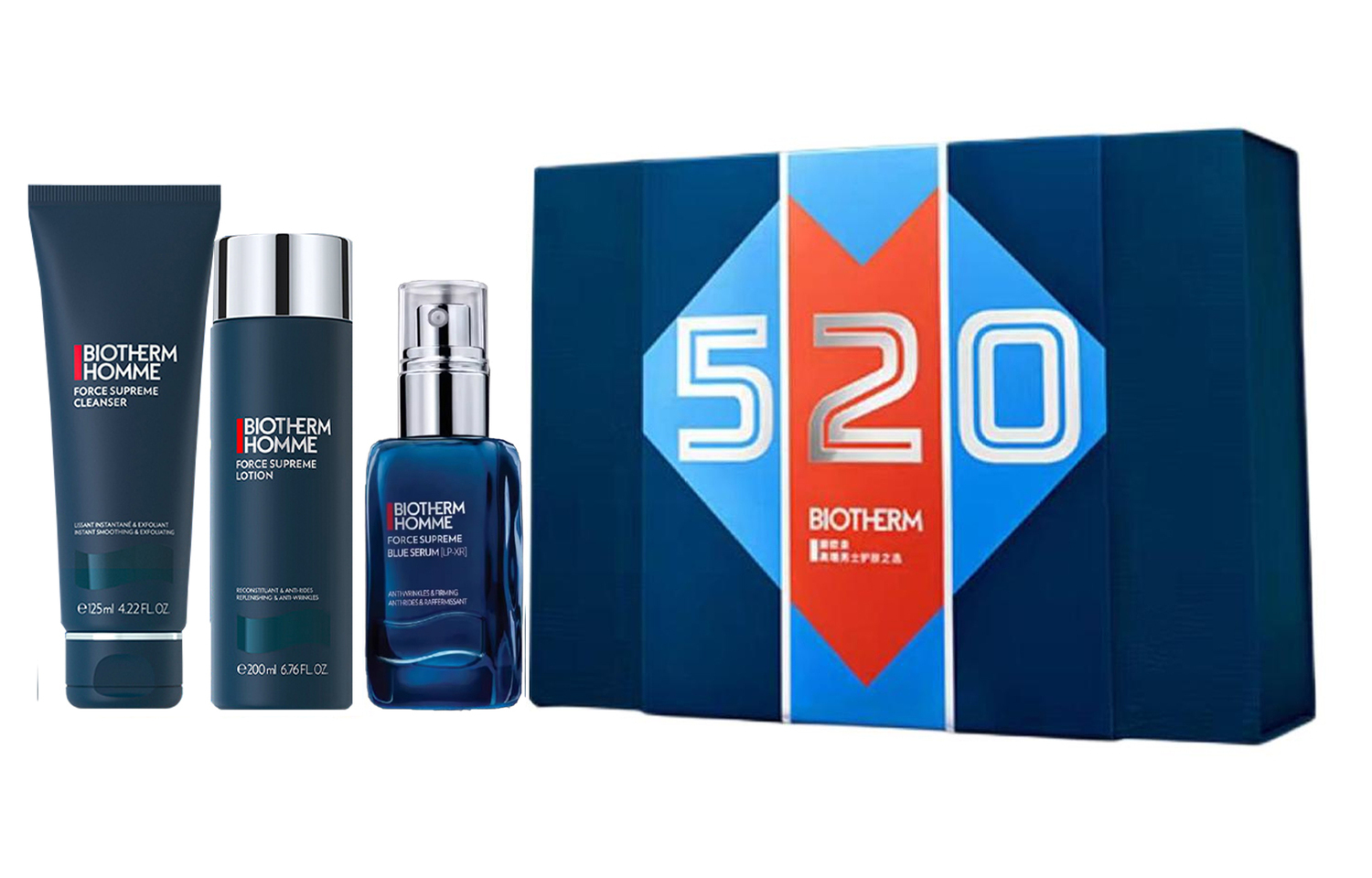BIOTHERM BIYOUQUAN Blue Diamond Очищающая вода Сыворотки Наборы для ухода за кожей Увлажняющее очищение 125мл+150мл+60мл/125мл+200мл+60мл — фото 4