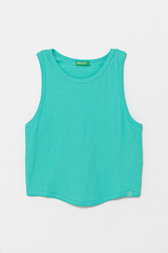 

Детский хлопковый топ United Colors Of Benetton, бирюзовый