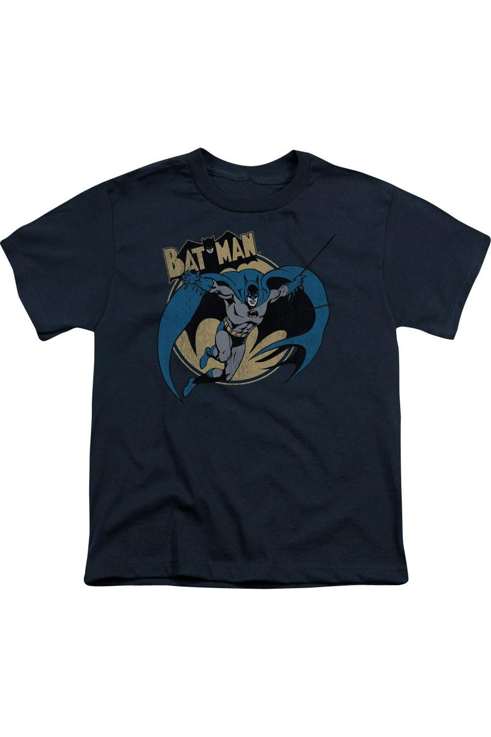 

Футболка с коротким рукавом для детей "Batman Through The Night" Gildan, темно-синий