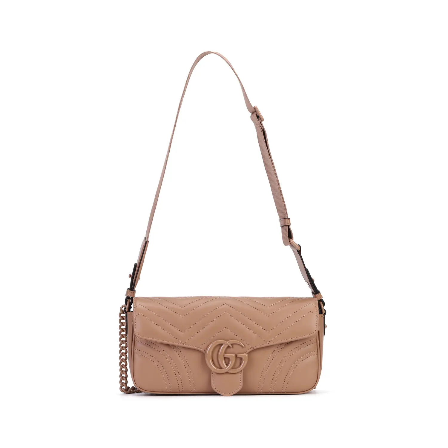 Сумка кросс-боди GUCCI GG Marmont из стёганой кожи — фото 2