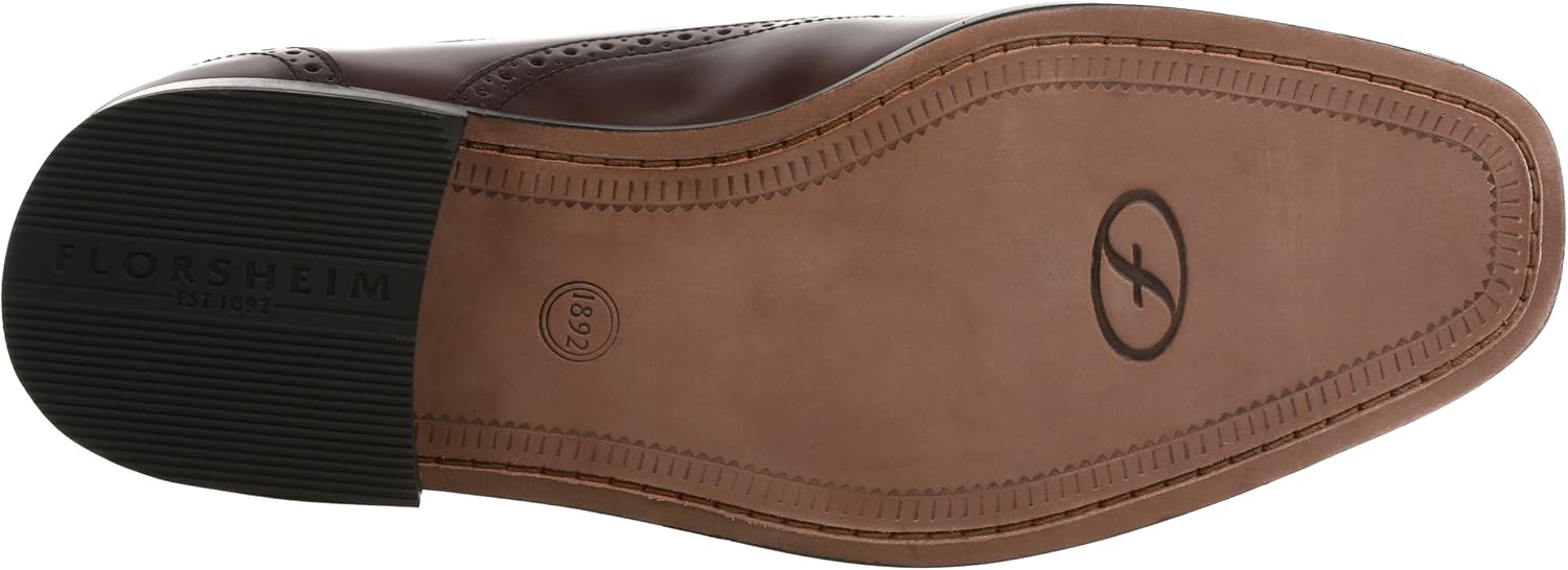 Мужские оксфорды Florsheim Tipper Wingtip, бордовый — фото 4
