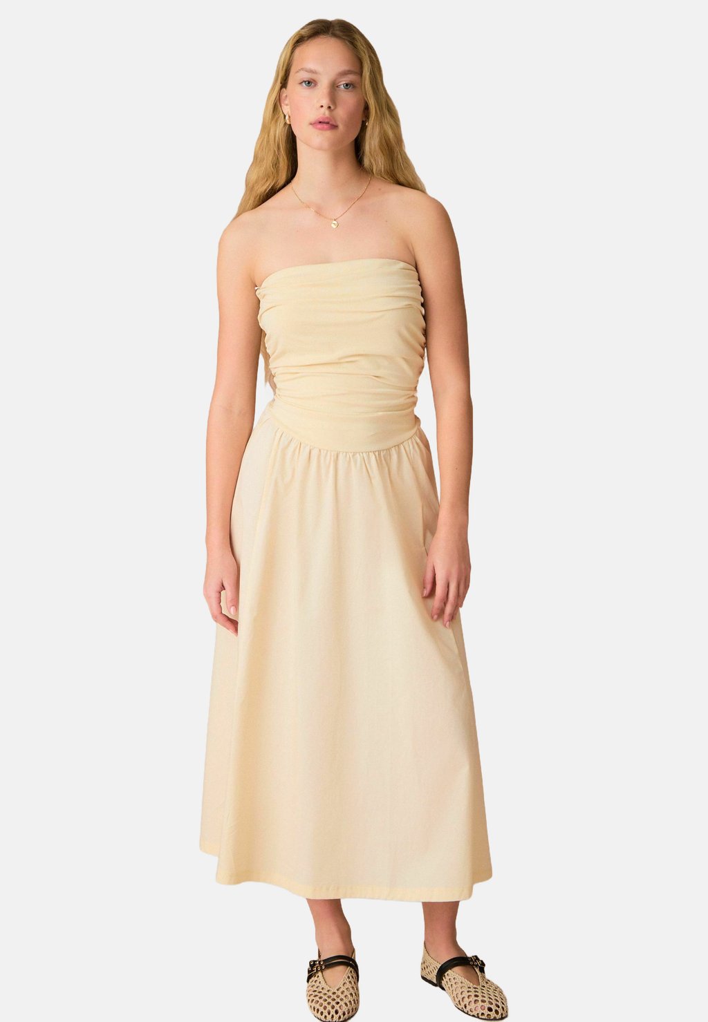 

Платье из джерси BANDEAU Next, желтый