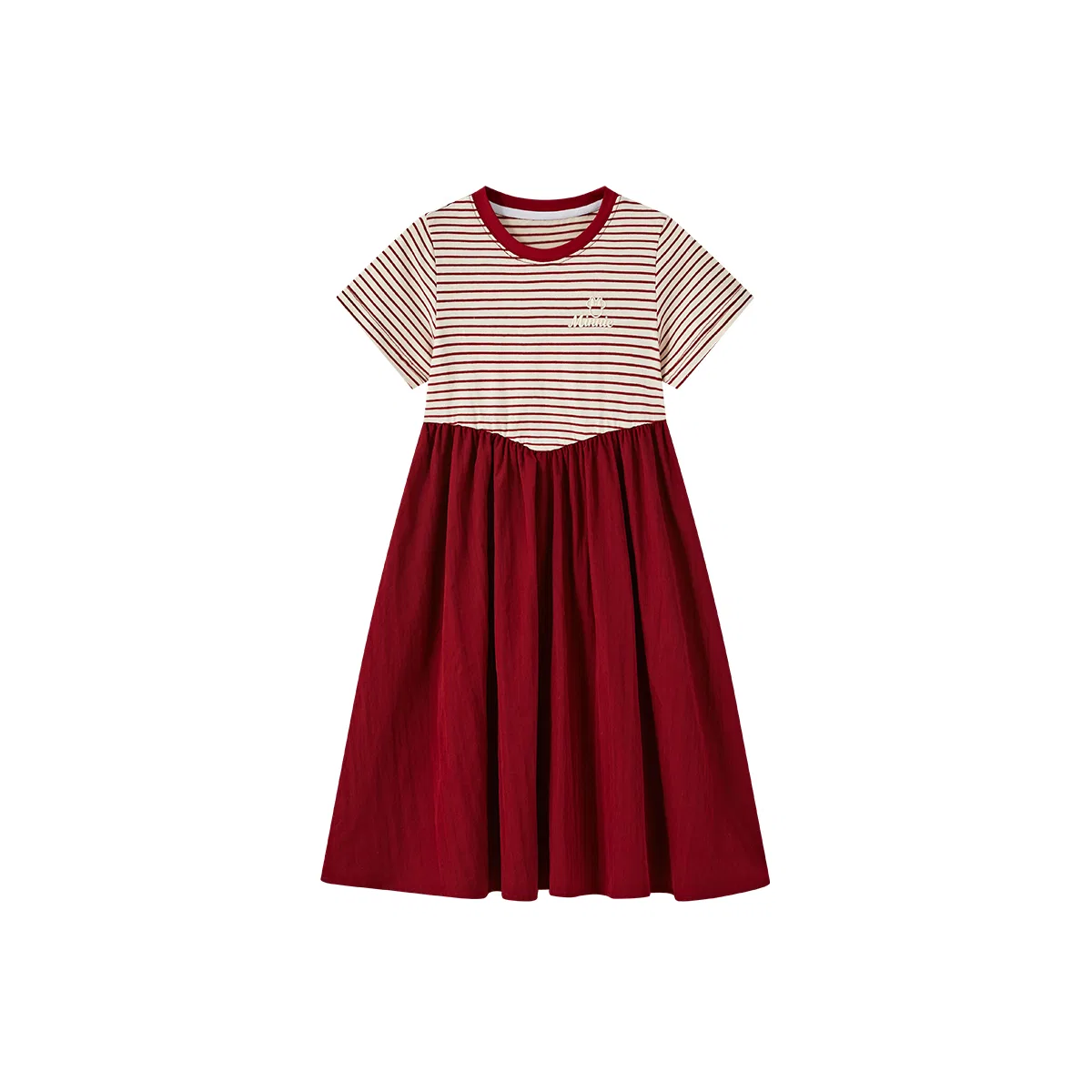 Платье детское Crew Neck Moderate Long Disney, Red