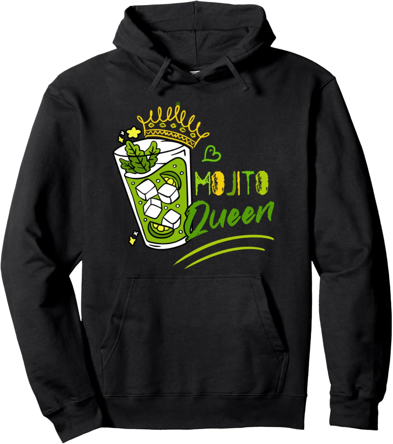 

Любитель коктейлей, любитель алкоголя, саке, мохито, вечеринка, худи Mojito Gift, черный