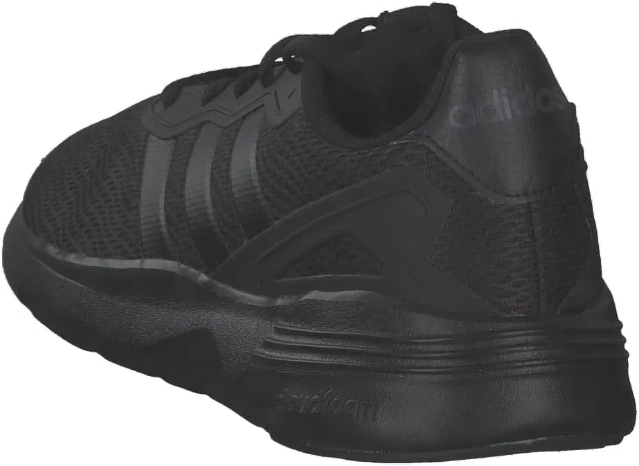 Мужские беговые кроссовки Adidas Nebzed Cloudfoam Lifestyle, Core Black Core Black Cloud White — фото 4