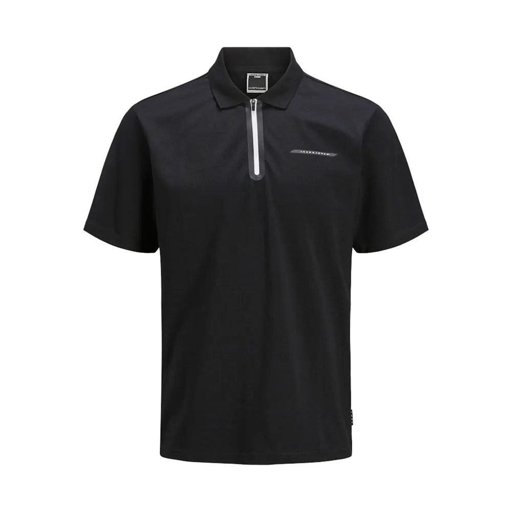 

Поло с коротким рукавом Jack & Jones Fusion Pique, черный