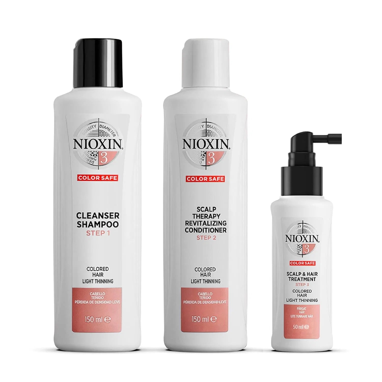 Набор для ухода за окрашенными редеющими волосами System 3 от NIOXIN Nioxin