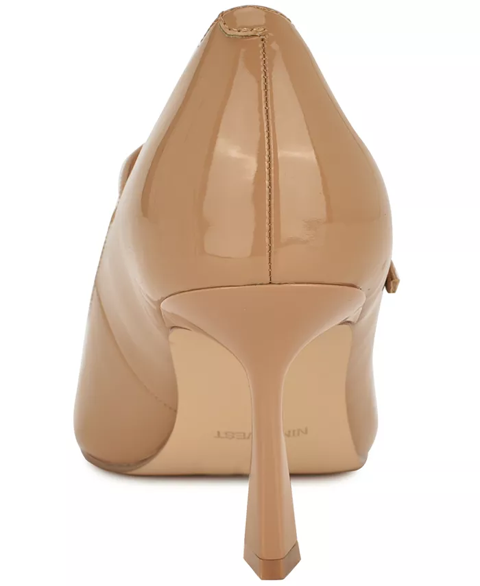 Женские туфли Krest Snip Toe в стиле Mary Jane Nine West, загар/бежевый — фото 3